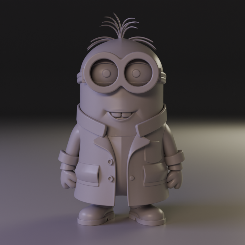 Minion scientist Modelo de Impressão 3D .c4d .max .obj .3ds .fbx .stl .blend