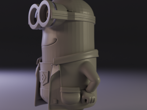 Minion scientist 3Dプリントモデル
