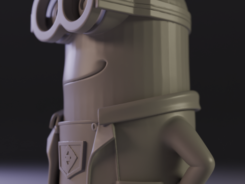 Minion scientist 3Dプリントモデル