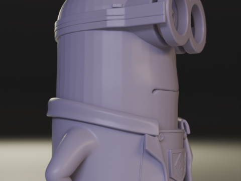 Minion scientist 3Dプリントモデル