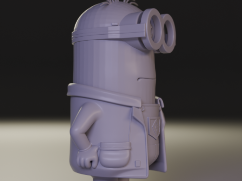 Minion scientist 3Dプリントモデル