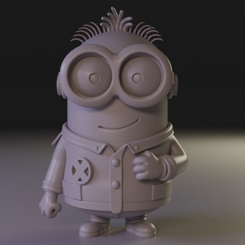 Minion scientist Modèles 3D en vedette .c4d .max .obj .3ds .fbx .stl .blend