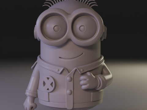Minion scientist 3Dプリントモデル