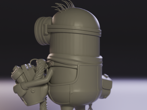 Minion builder 3Dプリントモデル