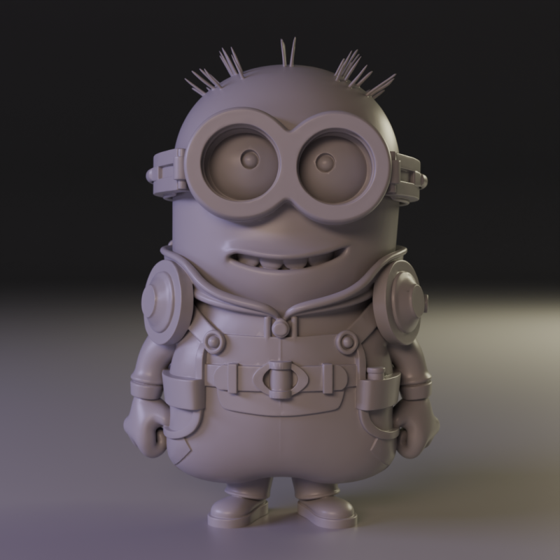 Minion builder Modelo de Impressão 3D .c4d .max .obj .3ds .fbx .stl .blend