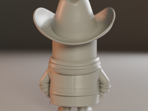 Minion cowboy 3D-Druckmodell