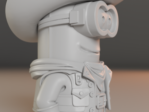 Minion cowboy 3D-Druckmodell