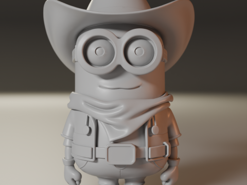 Minion cowboy 3D-Druckmodell