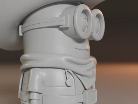 Minion cowboy 3D Print Model