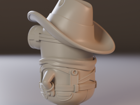 Minion cowboy Modelo de Impressão 3D