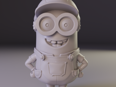 Minion plumber Model Cetak 3D