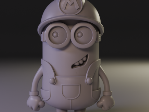 Minion plumber Model Cetak 3D