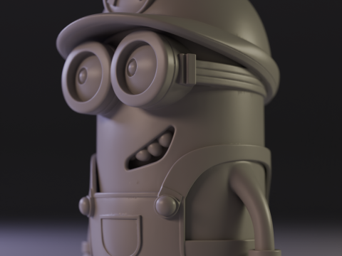 Minion plumber Model Cetak 3D