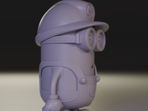 Minion plumber Model Cetak 3D