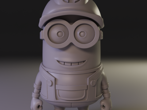 Minion plumber Model Cetak 3D