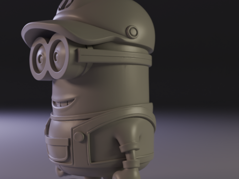Minion plumber Model Cetak 3D