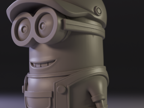 Minion plumber Model Cetak 3D