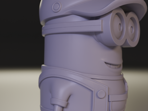 Minion plumber Model Cetak 3D