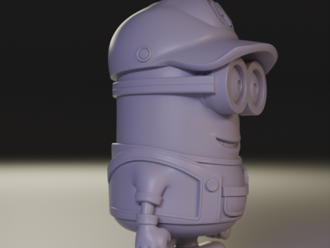 Minion plumber Model Cetak 3D