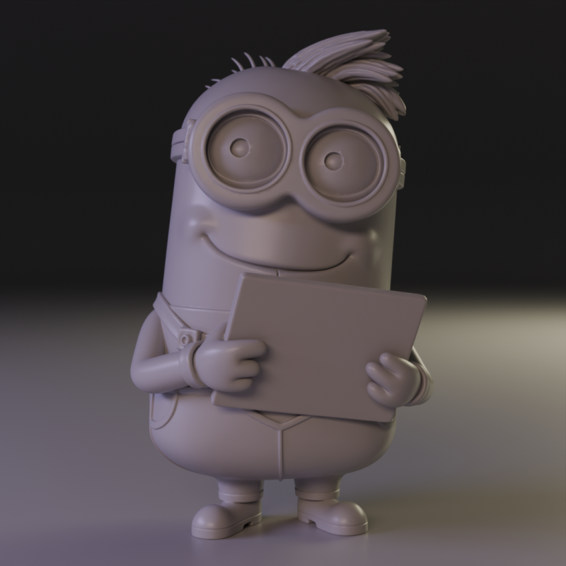 Minion businessman Modèles 3D en vedette .c4d .max .obj .3ds .fbx .stl .blend