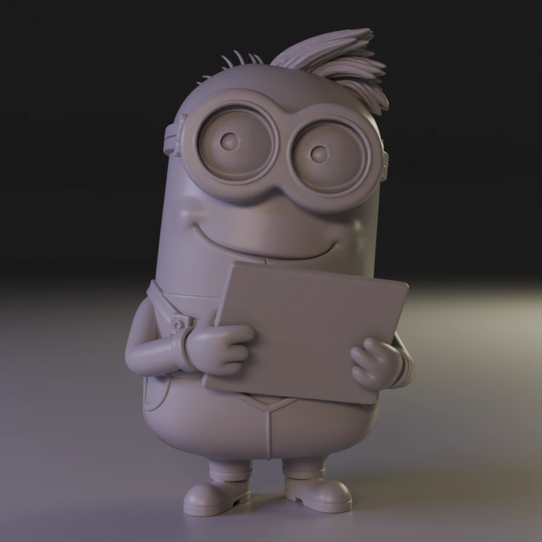 Minion businessman 3D Print Model .c4d .max .obj .3ds .fbx .stl .blend 