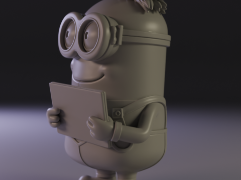 Minion businessman Modèles 3D en vedette
