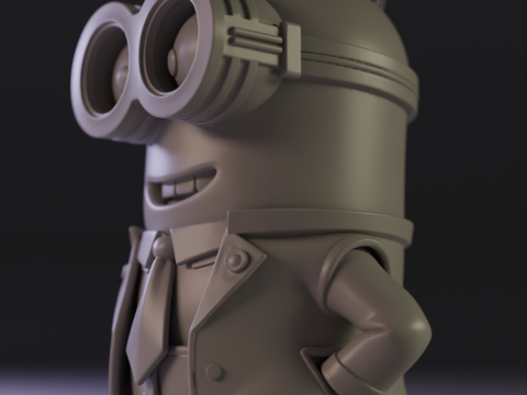 Minion businessman 3D-Druckmodell