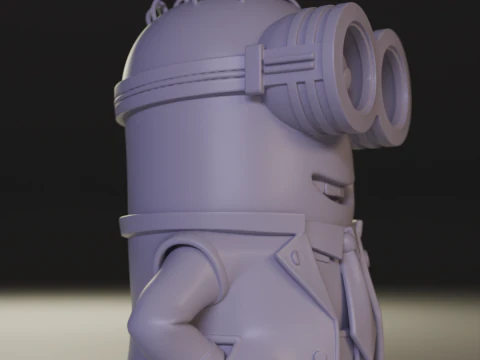 Minion businessman 3D Print Model