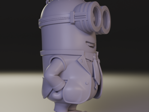 Minion businessman 3D-Druckmodell