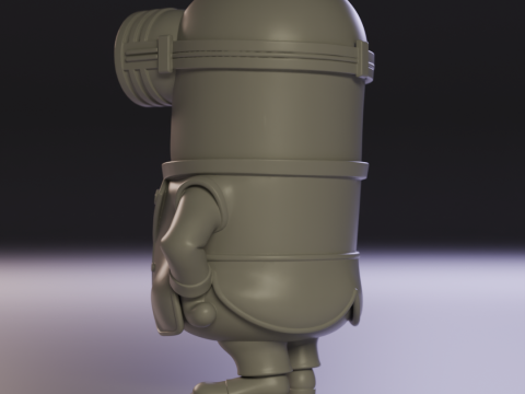 Minion businessman 3D-Druckmodell