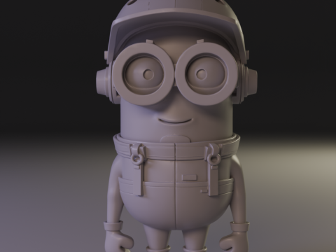 Minions car racer Model Cetak 3D