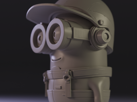 Minions car racer 3Dプリントモデル