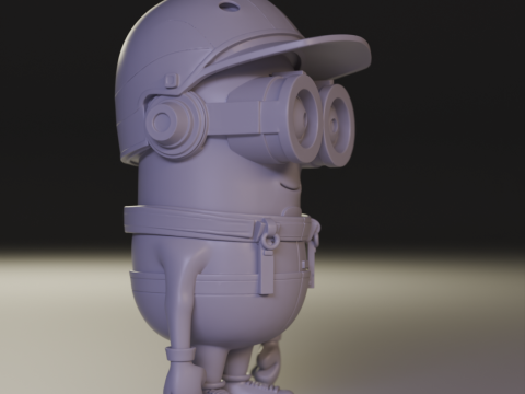 Minions car racer 3Dプリントモデル