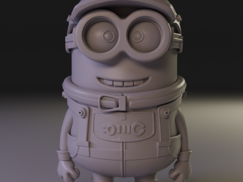 Minions car racer 3Dプリントモデル