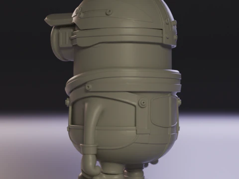 Minions car racer 3D Print Model