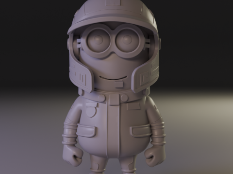Minions car racer 3Dプリントモデル