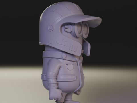 Minions car racer Model Cetak 3D