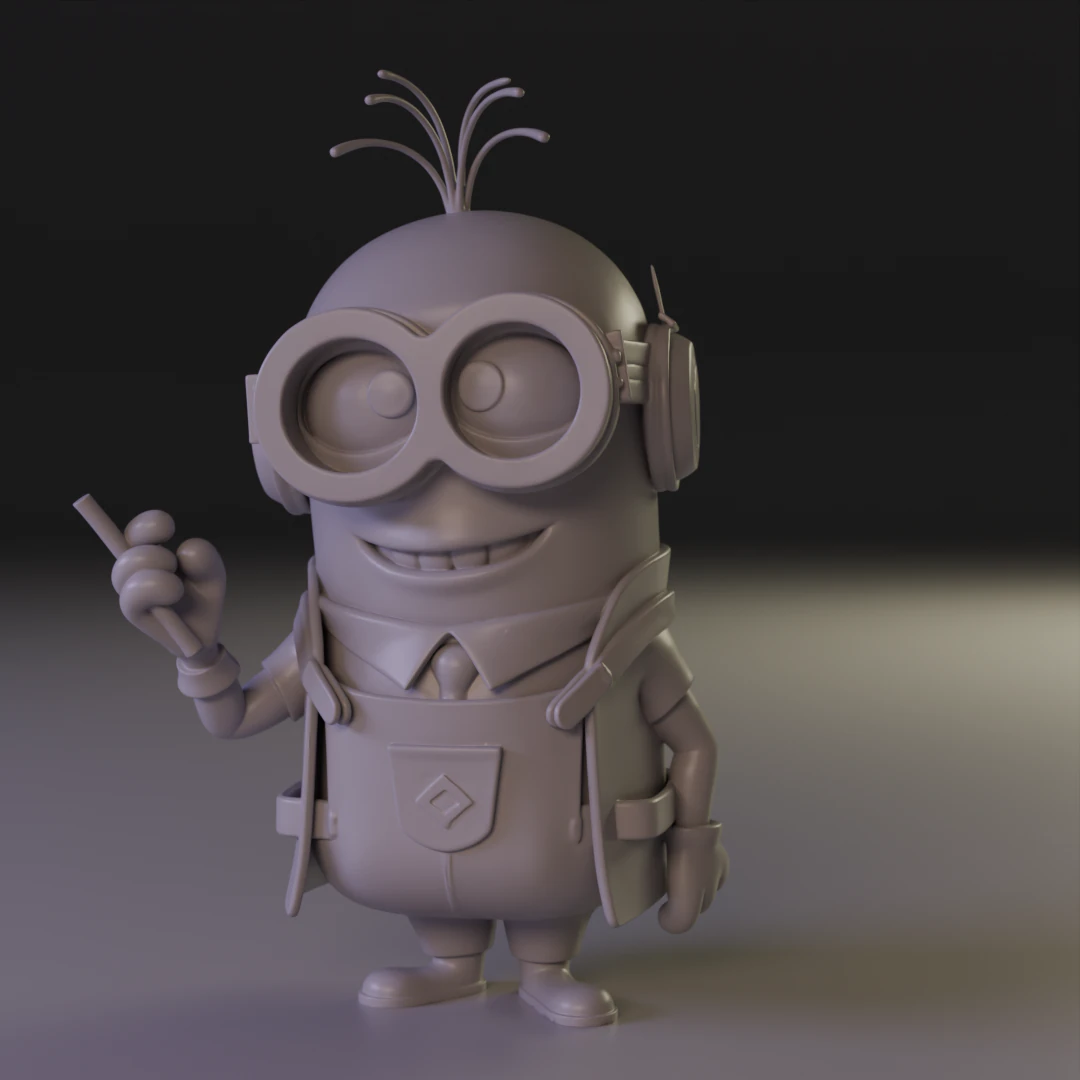 Minions teacher 3D Print Model .c4d .max .obj .3ds .fbx .stl .blend 