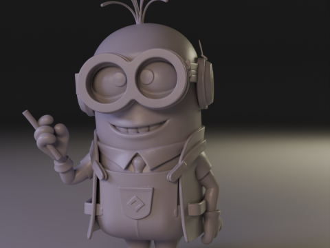 Minions teacher Model Cetak 3D