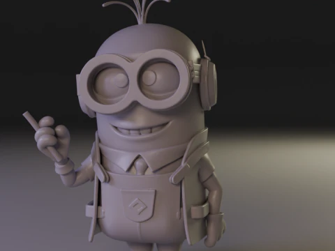 Minions teacher 3D Print Model