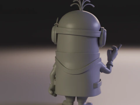 Minions teacher 3D Print Model