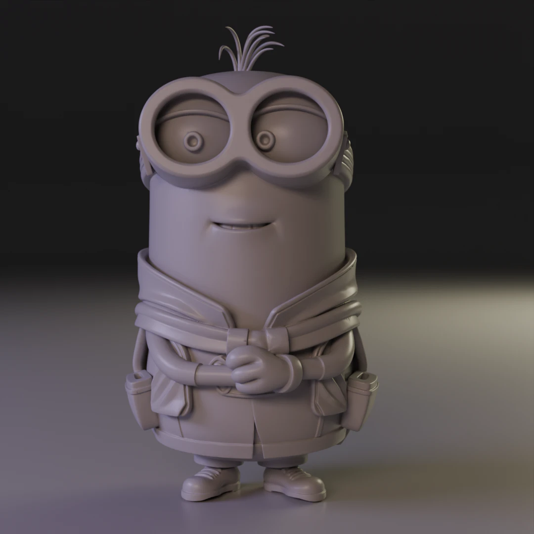 Minions teacher 3D Print Model .c4d .max .obj .3ds .fbx .stl .blend 