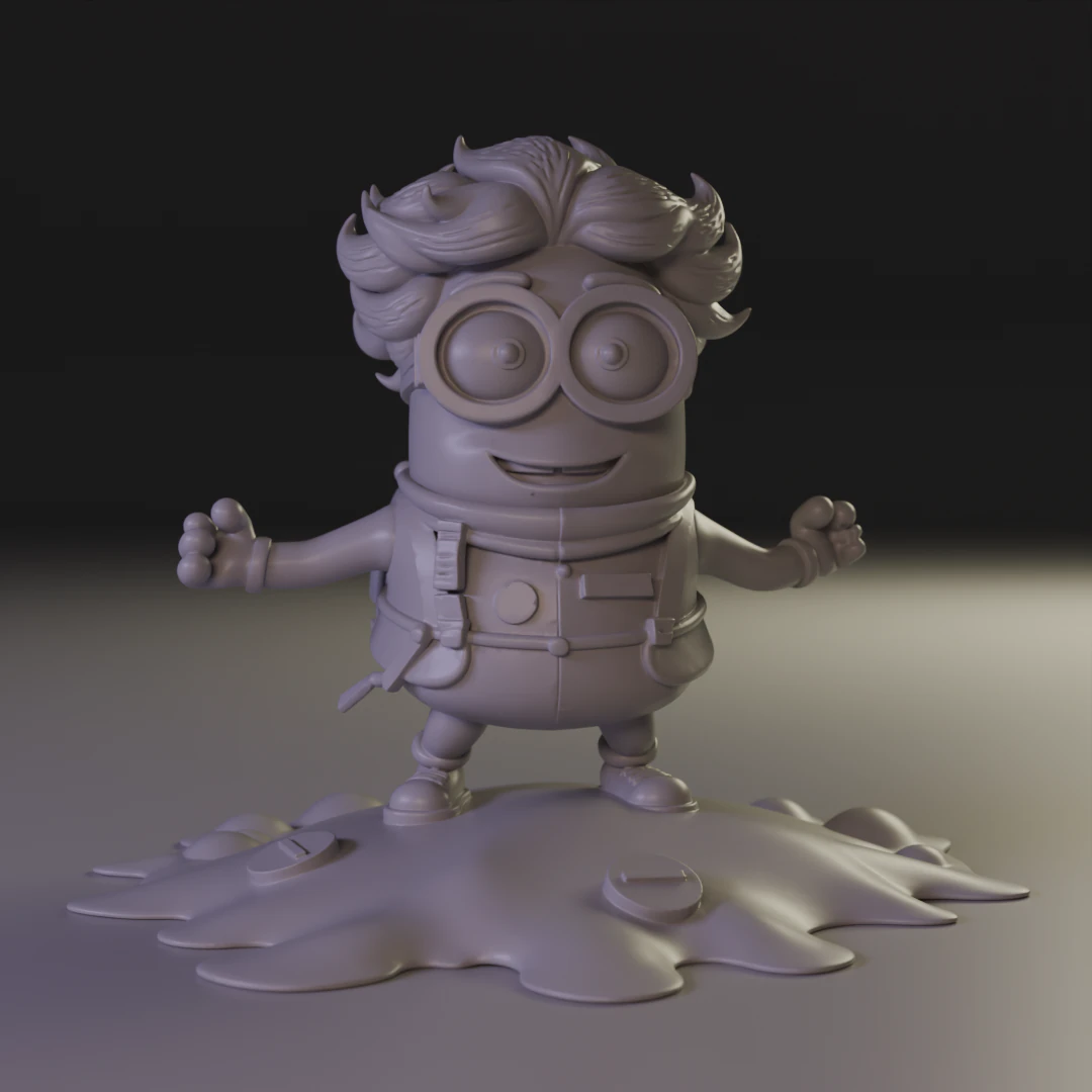 Minions teacher 3D Print Model .c4d .max .obj .3ds .fbx .stl .blend 