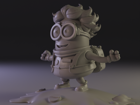 Minions teacher Model Cetak 3D