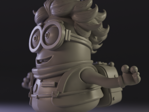Minions teacher Model Cetak 3D