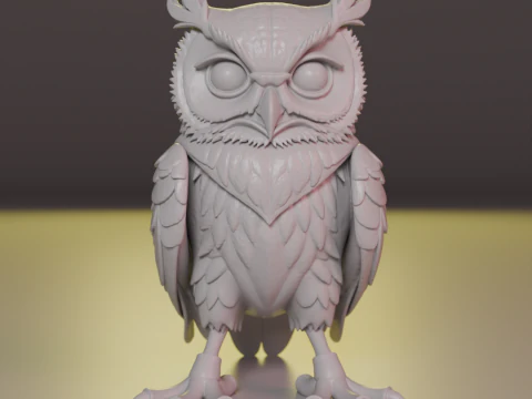 Majestic Horned 3D Print Model