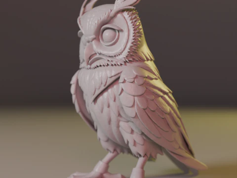Majestic Horned 3D Print Model