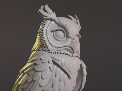 Majestic Horned 3D Принт Модель
