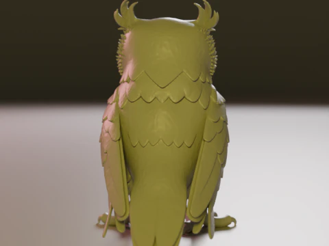 Majestic Horned 3D Print Model