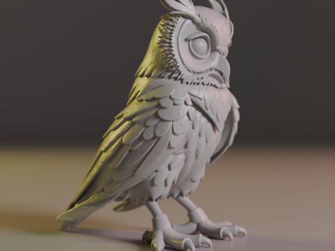 Majestic Horned 3D Принт Модель